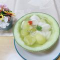 ルーちゃんぷる's cooksnap of when they made しゅわしゅわメロンカップのフルーツポンチ.