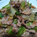 ローズマリー1109's cooksnap of when they made 【楽めし】豚とレタスの簡単炒め.