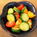 caruga's cooksnap of when they made きゅうりとミニトマトの簡単サラダ.