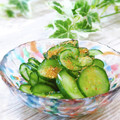 Satoco❋'s cooksnap of when they made ちゃちゃっと胡瓜の即席漬け(*´﹀`*).