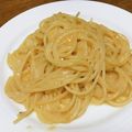 vabochan's cooksnap of when they made 超簡単混ぜるだけ卵とチーズのズボラパスタ.