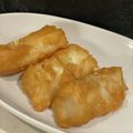 megurinsas's cooksnap of when they made 白身魚のフリッター♡.