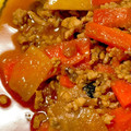 s06007's cooksnap of when they made 大根とにんじんとひき肉のきんぴら.