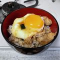 柿ピー's cooksnap of when they made ☆豚ばらのスタミナ丼☆.