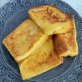 erikyain's cooksnap of when they made 一晩漬けたフレンチトースト♡.