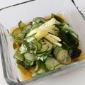 ひじのあざ's cooksnap of when they made キュウリとワカメの酢の物.