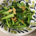 puniＫ's cooksnap of when they made 旦那レシピ③小松菜と干し海老の炒めもの.