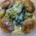 xyzクック's cooksnap of when they made 冷凍揚げナスでめんつゆパスタ.