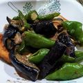 gandha's cooksnap of when they made ご飯が進む！ナスと万願寺唐辛子の味噌炒め.