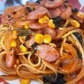 そうくんママ！'s cooksnap of when they made フライパン一つ！トマトジュースパスタ.