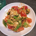 トラとつる's cooksnap of when they made トマトとオクラのオイスターソース炒め.