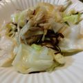ばたみそーぱん☆'s cooksnap of when they made レンチン♪春キャベツとえのきの塩昆布あえ.