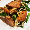 よょぅこ's cooksnap of when they made レバニラ炒め 酢で簡単下処理.