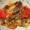 ほのぼのいっこ's cooksnap of when they made 白だしで簡単！ラム肉のトマ玉炒め.