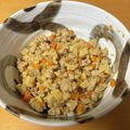 ♡せり's cooksnap of when they made 給食で隠れ人気❤高野豆腐と鳥のそぼろご飯.