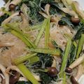 ナーちゃん's cooksnap of when they made 簡単♬小松菜もやし しめじの とろみ炒め.