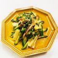 あっこ姉's cooksnap of when they made 長いもきゅうり&薬味のごま醤油和え.
