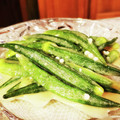 ダッフィーニーうに's cooksnap of when they made オクラ茹でて…♡旨旨タレで召し上がれ♬.
