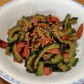 みぃくんのママ's cooksnap of when they made 【楽めし】ゴーヤとベーコンの麺つゆマヨ.