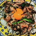 ゆっこななここ's cooksnap of when they made スタミナ豚丼.