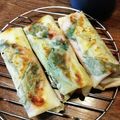 ばたみそーぱん☆'s cooksnap of when they made 簡単揚げないハム大葉チーズの春巻.