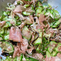 あさぎり０号's cooksnap of when they made 夏！きゅうりとみょうが和え.