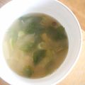 みるく茶's cooksnap of when they made 美味しいよ♡セロリと生姜のお味噌汁♡.