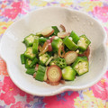 バカリャウ's cooksnap of when they made オクラと茗荷の塩ごま油和え(ナムル).