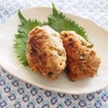 バカリャウ's cooksnap of when they made ゴボウ入り☆やわらか豆腐つくねバーグ.