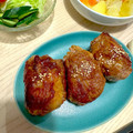 mahaloharu's cooksnap of when they made 焼肉のタレで肉巻きおにぎり！簡単美味しい.