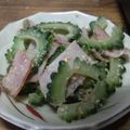 そうたっく's cooksnap of when they made ★ゴーヤとベーコンのごまウマっ★.