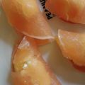 クックO003SE☆'s cooksnap of when they made おもてなし前菜♡桃とチーズの生ハム巻き.