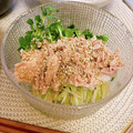 ぷんたうろす's cooksnap of when they made 痩せおつまみ＊和風ツナおろしカイワレ.