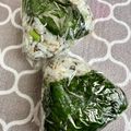ちゃかぴまま's cooksnap of when they made 野沢菜のおにぎり【ゴマ油香るしらす入り】.