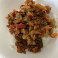 Evaお料理勉強中's cooksnap of when they made もりもり夏野菜のヘルシーキーマカレー♡.