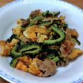 みぃくんのママ's cooksnap of when they made ゴーヤとひき肉の卵炒め.