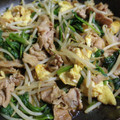つきのね's cooksnap of when they made 豚肉とほうれん草の卵炒め.