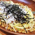 ✩ひよこ✩'s cooksnap of when they made ゆかりが香る納豆しらすパスタ.