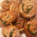 sacching's cooksnap of when they made 焼き鳥屋さん風 ＝ 豚バラしそ巻き ＝.