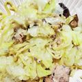 クックY08S17☆'s cooksnap of when they made サバ缶と春キャベツで＊お手軽パスタ.