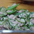 ほのりんママさん's cooksnap of when they made オクラきゅうりツナの作り置き.