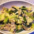 モリモリkコ's cooksnap of when they made 相葉マナブ☆豚バラ肉と小松菜の卵炒め.