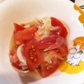 マンジュラ's cooksnap of when they made 新玉ねぎとトマトのマリネ.