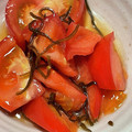 pika3's cooksnap of when they made 時短！塩昆布とトマトのさっぱり白だし和え.