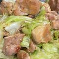 クックGXY3W☆'s cooksnap of when they made 鶏ももとキャベツの和風カレー炒め(^^).
