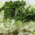 ゆけり３兄弟's cooksnap of when they made 千切りキャベツに大葉♪.