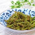 Satoco❋'s cooksnap of when they made シャキシャキ絶品！芋づるのキンピラ！.