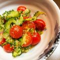 バウチャン's cooksnap of when they made ☀ゴーヤとトマトの酢の物☀健康サラダ.