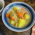 じぇにぱ's cooksnap of when they made ホメられ白だし肉じゃが.