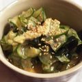 ラズベリー食堂's cooksnap of when they made キュウリとワカメの酢の物.